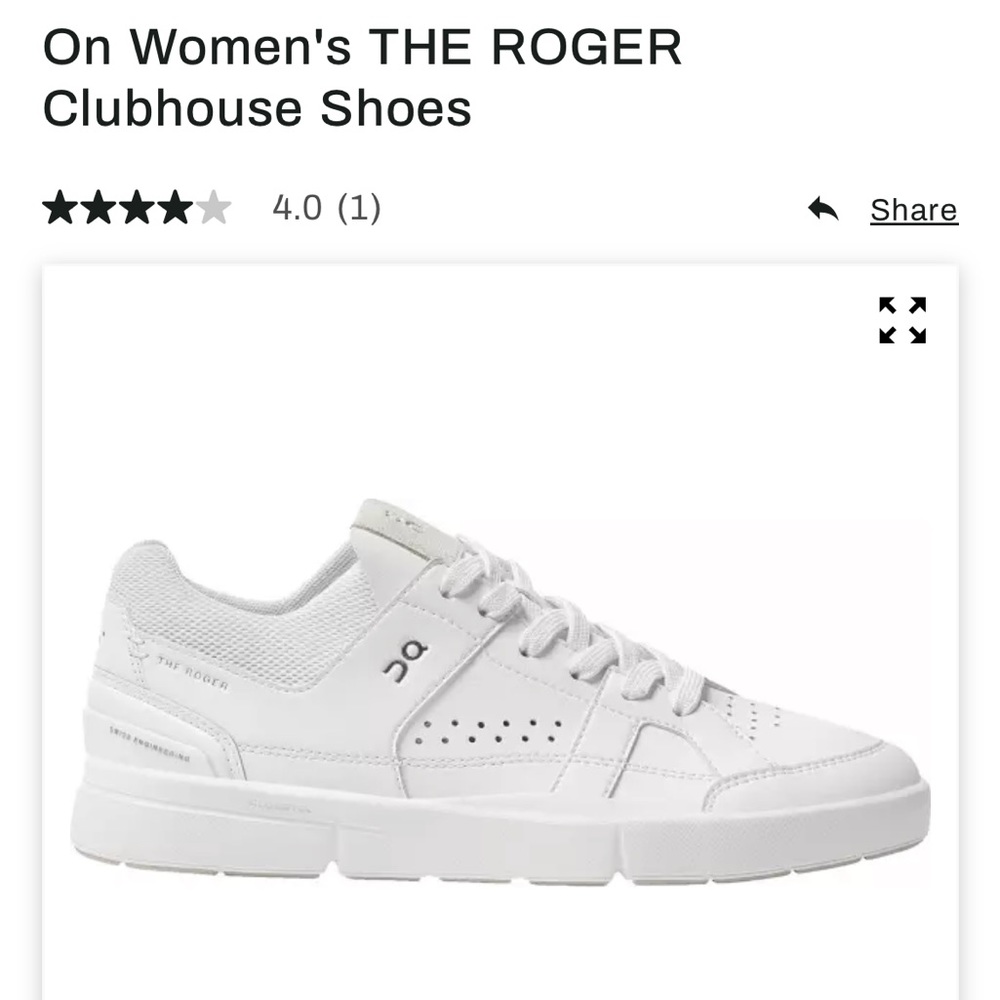 On Clouds- The Roger Clubhouse (Women size 8)
